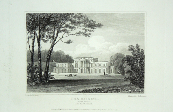 The Haining (North Front), The Seat of John Pringle, Esq, of Clifton.