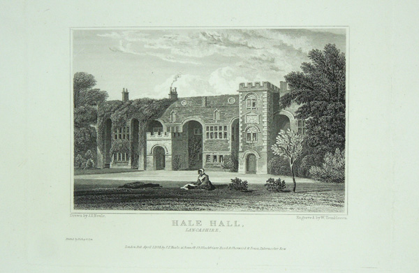 Hale Hall, The Seat of John Blackburne, Esq, F.R.S. M.P.