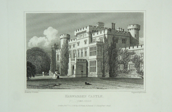 Hawarden Castle, The Seat of Sir Stephen Richard Glynne, Bart.