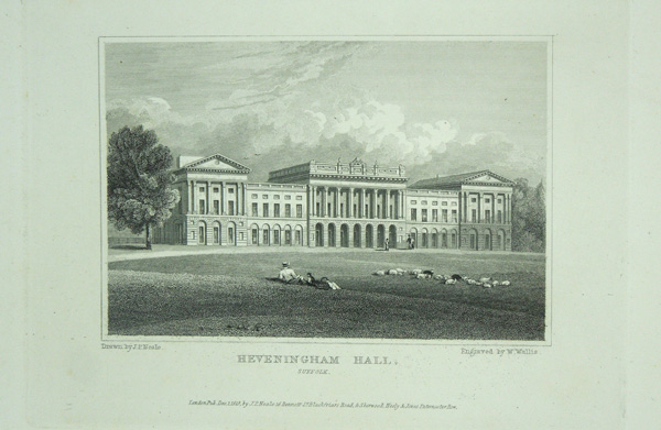 Heveningham Hall, The Seat of Joshua Vanneck, Lord Huntingfield.