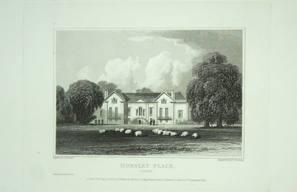 Horsley Place, The Seat of William Currie, Esq.