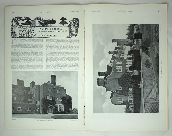 Avon Tyrrell, The Seat of Lord Manners