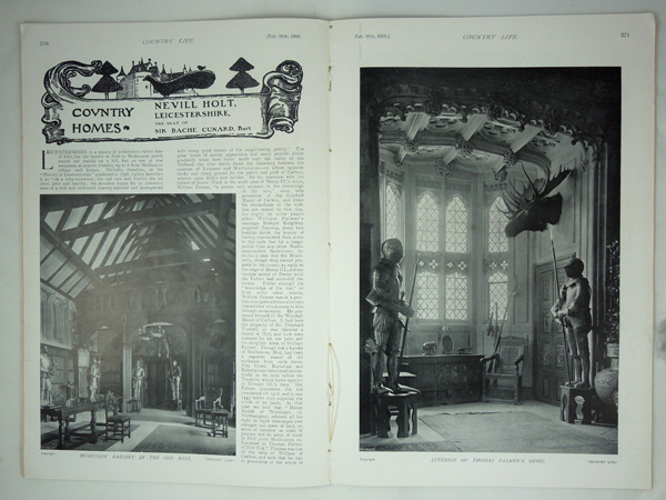 Nevill Holt, The Seat of Sir Bache Cunard, Bart.