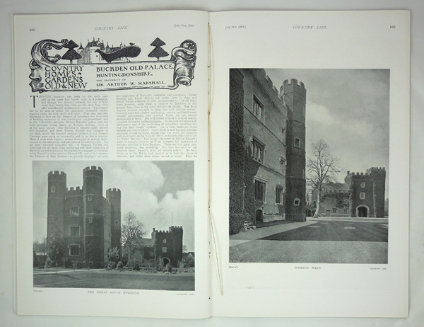 Buckden Old Palace (Buckden Towers) The Property of Sir Arthur W. Marshall