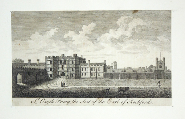 St Osyth Priory, the Seat of the Earl of Rochford