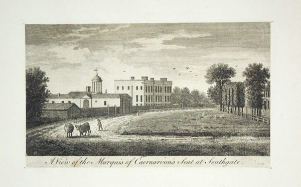 Marquis of Caernarvon's Seat at Southgate