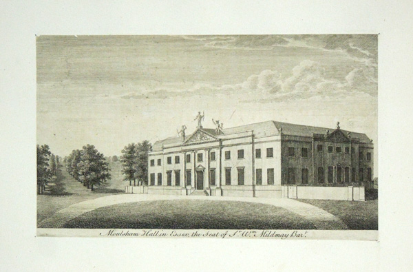 Moulsham Hall, The Seat of Sir William Mildmay, Bart.