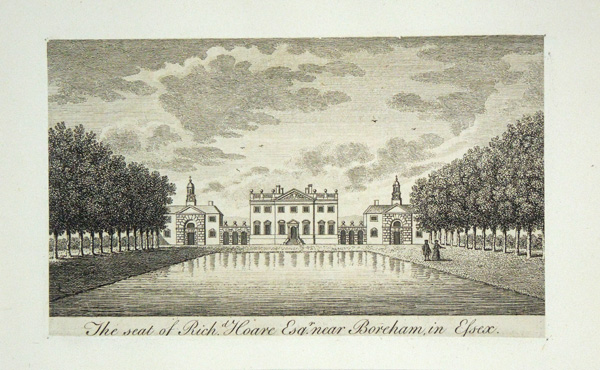 Boreham House, The Seat of  Richard Hoare, Esq.