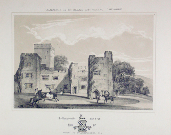 Hollingworthe Hall, the Seat of Robert De Hollyngworth, Esq