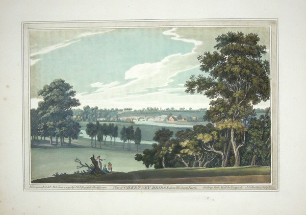 Chertsey Bridge from Wooburn Farm