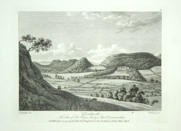 Gloddaeth, The Seat of Sir Roger Mostyn. Bart.