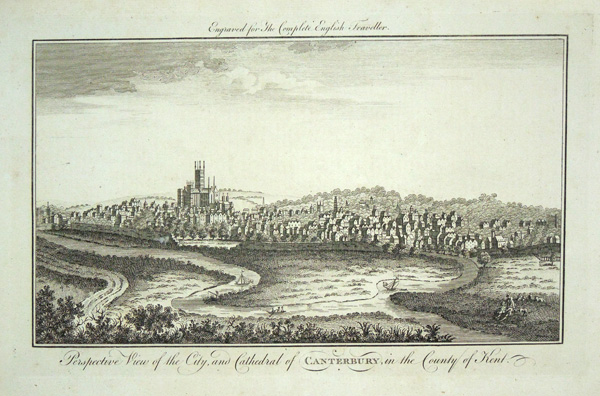 Canterbury (view of the City & Cathedral)