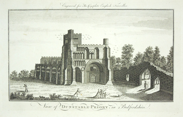 Dunstable Priory (a view of)