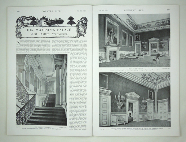 His Majesty's Palace of St. James's Westminster