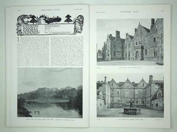 Somerhill, The Seat of Mr D'avigdor-Goldsmid