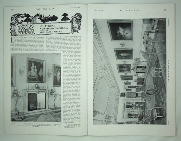 Althorpe (Part 2), The Seat of The Earl Spencer.