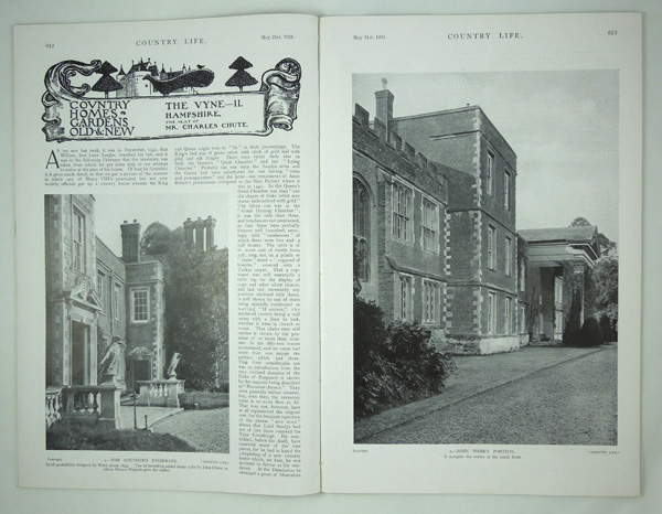 The Vyne (Part 2), The Seat of Mr Charles Chute.