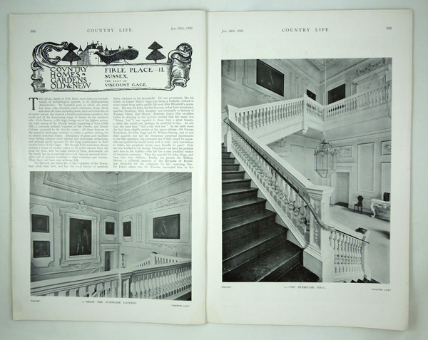 Firle Place (Part 2), The Seat of Viscount Gage.