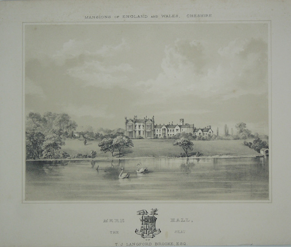 Mere Hall,  the Seat of T J Langford Brooke, Esq