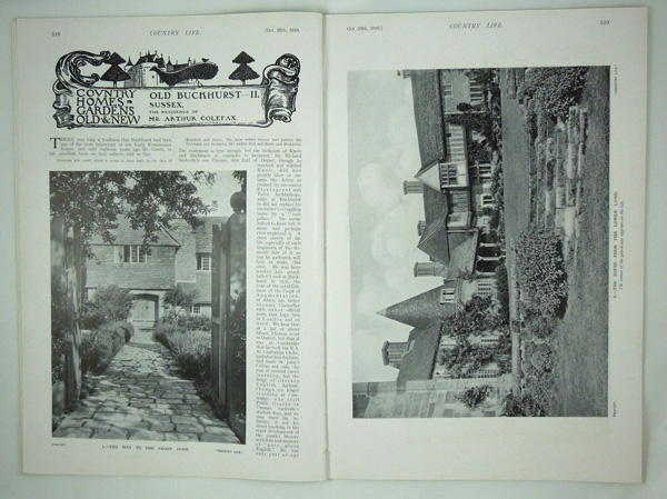 Old Buckhurst (Part 2), The Residence of Mr Arthur Colefax