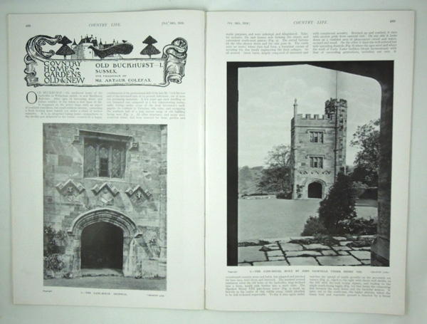 Old Buckhurst (Part 1), The Residence of Mr Arthur Colefax