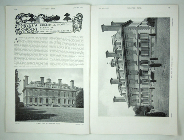 Coleshill House (Part 1), The Seat of the Hon. Mrs Pleydell-Bouverie