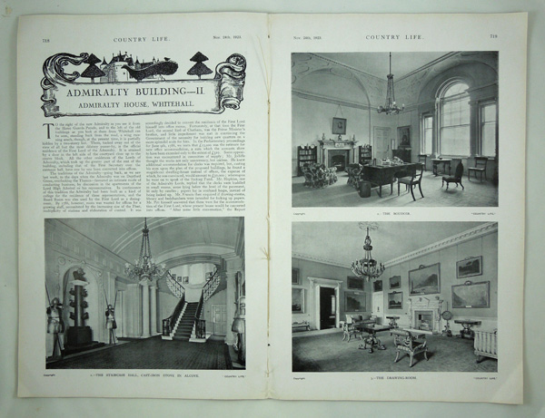 Admiralty House, Whitehall (Admiralty Building)