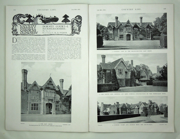 Dorney Court (Part 1), The Seat of Brevet-Colonel C. H. D. Palmer