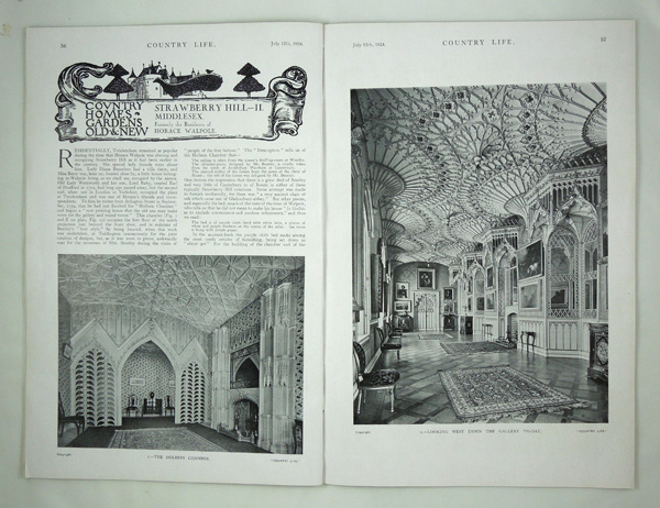 Strawberry Hill (Part 2), formerly the Residence of Horace Walpole