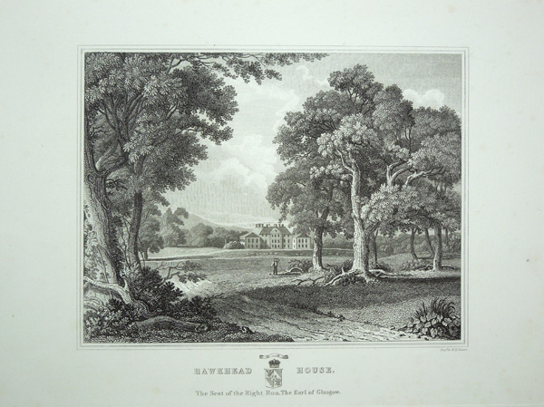 Hawkhead House, the Seat of the Right Hon. Earl of Glasgow