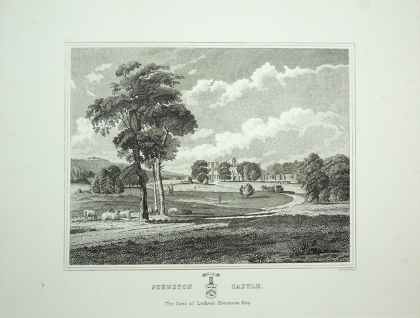 Johnston Castle, the Seat of Ludovic Houstoun, Esq