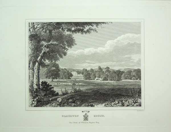 Blackston House, the Seat of William Napier, Esq