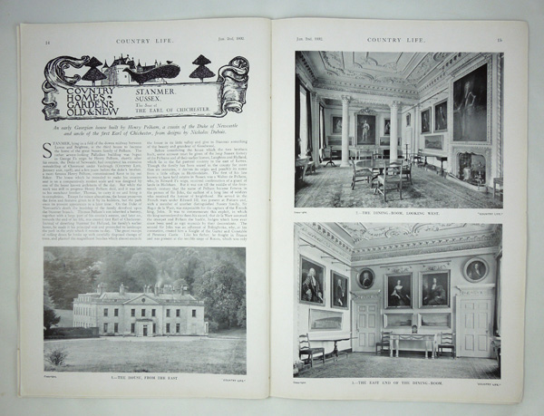 Stanmer, the Seat of the Earl of Chichester