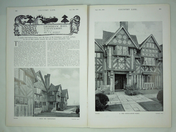 Grimshaw Hall, the Home of Mr J. W. Murray