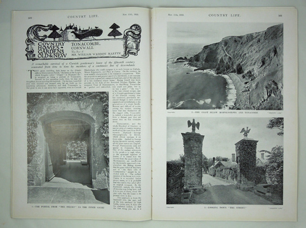 Tonacombe Manor, The Seat of Mr William Waddon Martyn