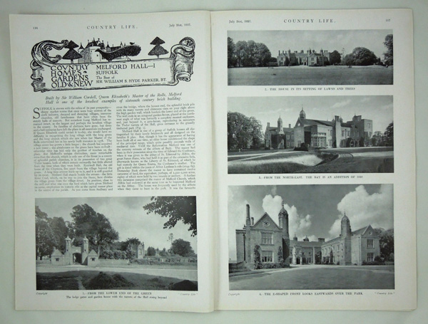 Melford Hall (Part 1), The Seat of Sir William S. Hyde Parker. Bt