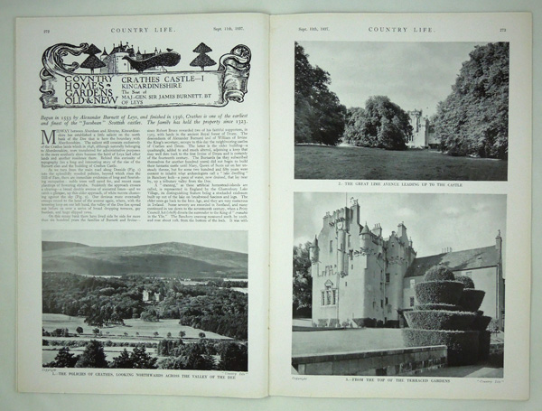 Crathes Castle-1, The Seat of Maj-Gen. Sir James Burnett. Bt of Leys