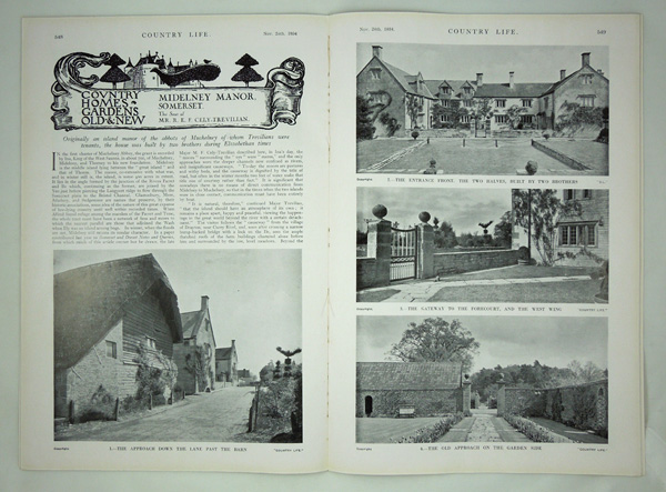 Midelney Manor, the Seat of Mr R. E. F. Cely-Trevillian