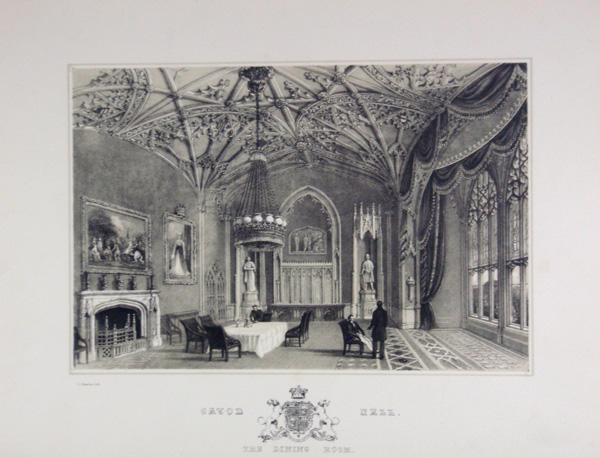 The Dining Room, Eaton Hall, the Seat of The Duke of Westminster