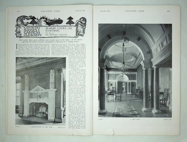 Marsh Court (Part 3), the Seat of Mr Herbert Johnson