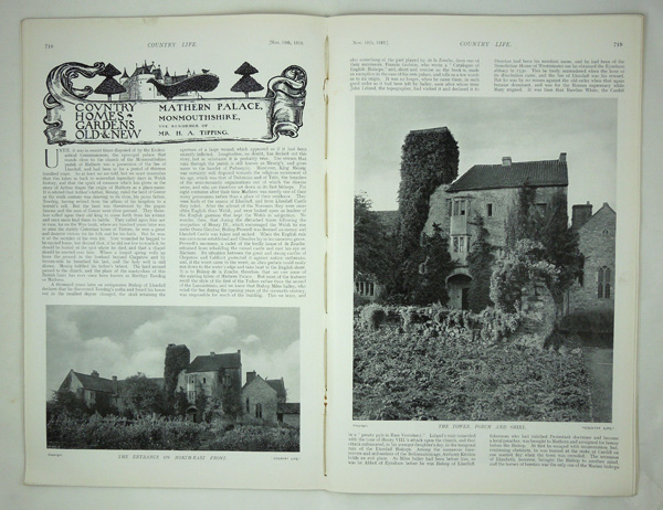 Mathern Palace, the Residence of Mr H. A. Tipping
