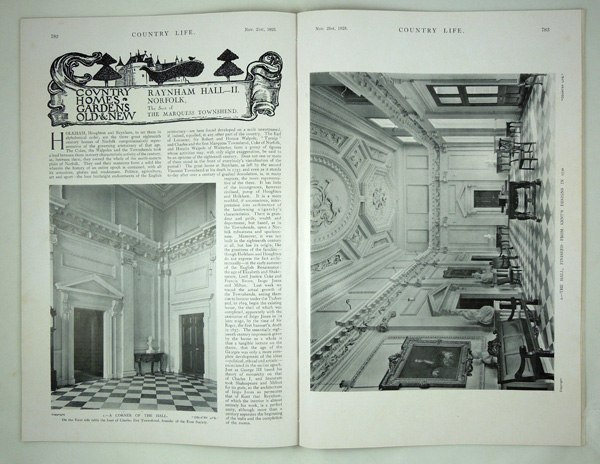 Raynham Hall (part 2), The Seat of The Marquess Townshend