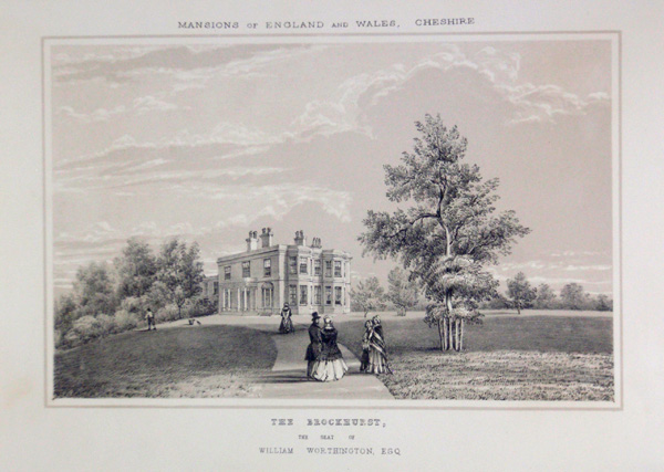 The Brockhurst,  the Seat of William Worthington, Esq