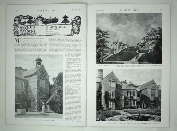 Mostyn Hall, The Seat of Lord Mostyn.