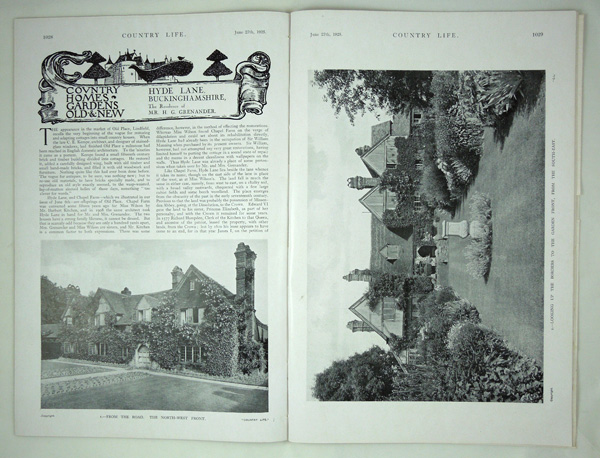 Hyde Lane, The Residence of Mr H. G. Grenander