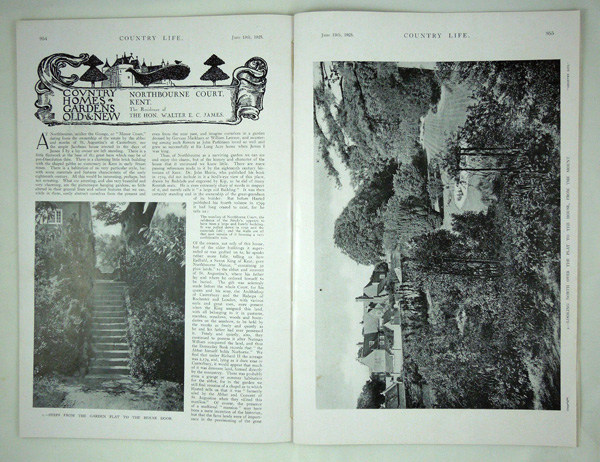 Northbourne Court, the Residence of the Hon. Walter E. C. James