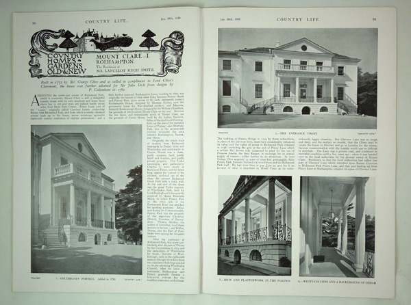 Mount Clare (Part 1), the Residence of Mr Lancelot Hugh Smith