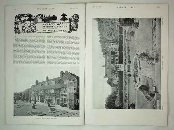 Derry's Wood, the Residence of Mr John M Courage