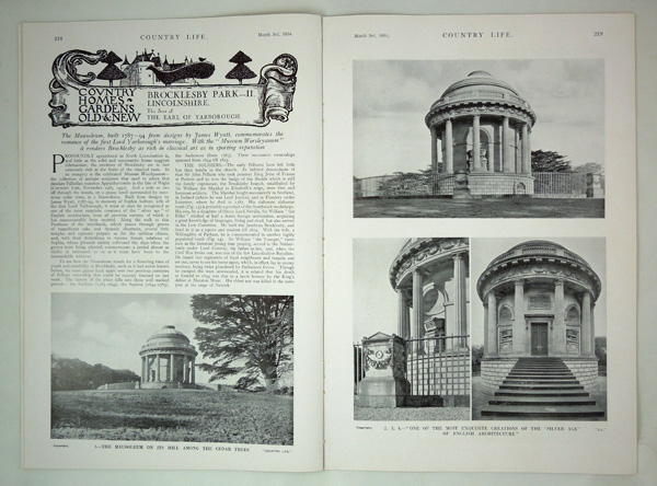 Brocklesby Park, the Seat of the Earl of Yarborough (Part 2)