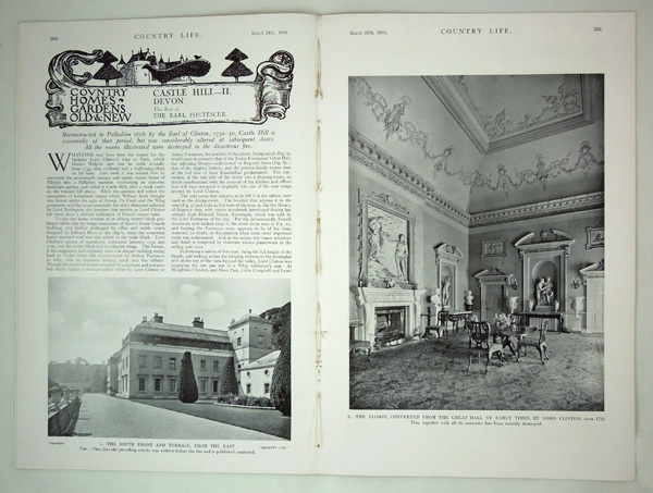 Castle Hill, the Seat of the Earl Fortescue (Part 2)